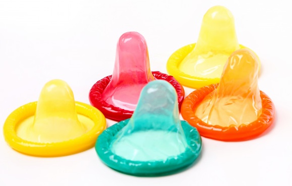 Preservativos coloridos